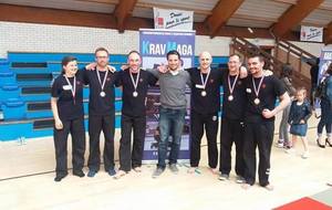 3 podiums au premier open des Hauts de France Krav Maga pour Gravelines