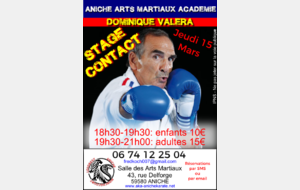 Stage Contact avec Dominique VALERA