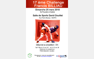 17ème challenge Francis BILLIAU