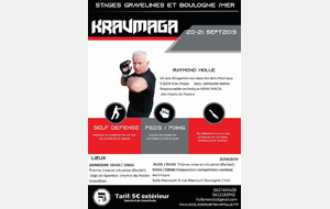 Stage de Krav Maga dirigé par Raymond Holle
