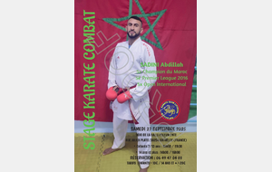 Stage karaté Combat : SADINI Abdillah